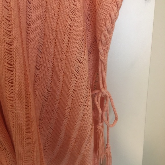 !SOLD! Knit peach pink swim cover Forever 21 - Picture 4 of 6